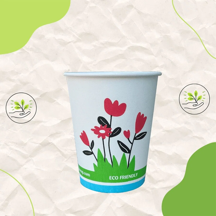 12 OZ/300 ml Sıfır Plastiksiz Bardaklar