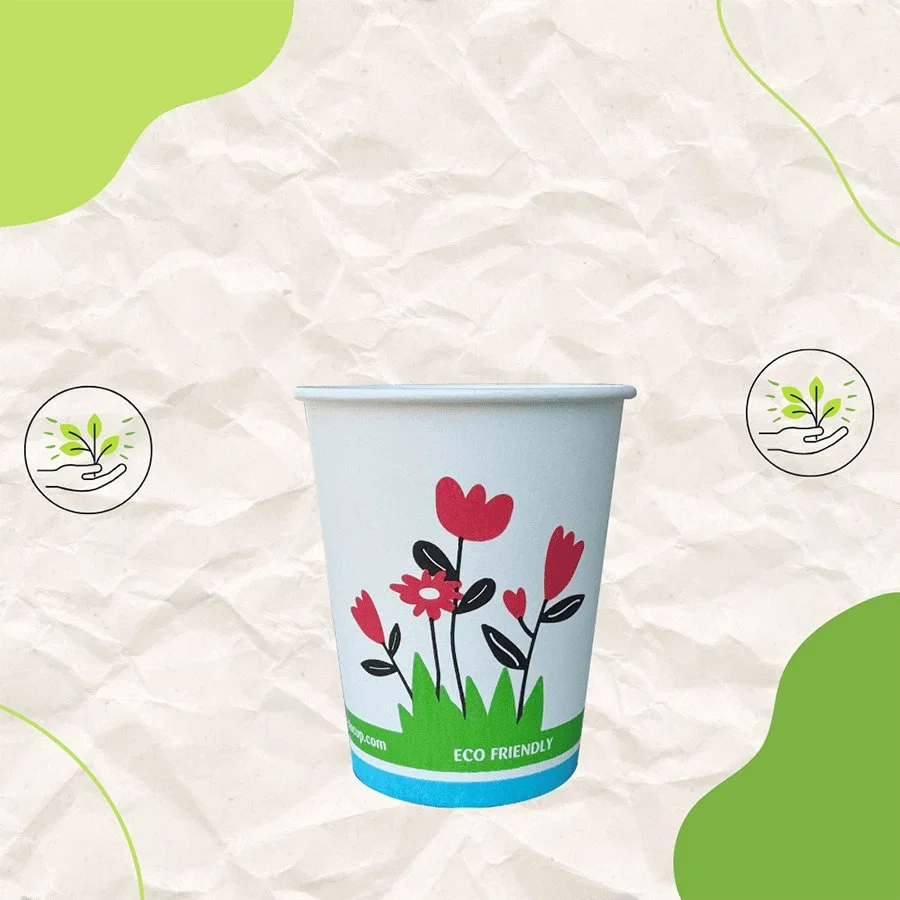 6 OZ Sıfır Plastiksiz Bardaklar 